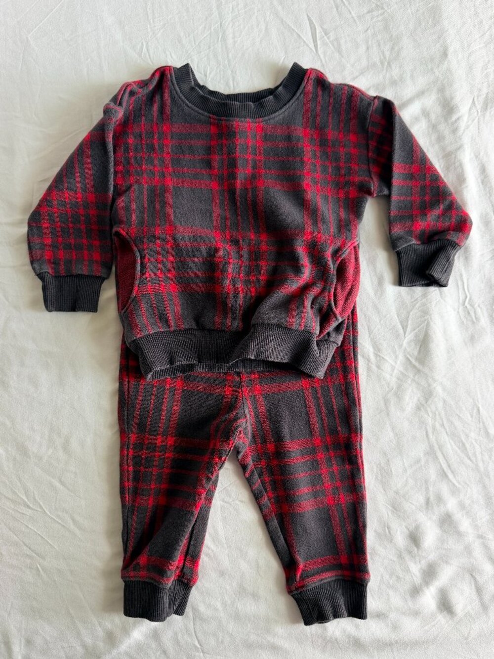 Hanna 12-18 Plaid Matching Set